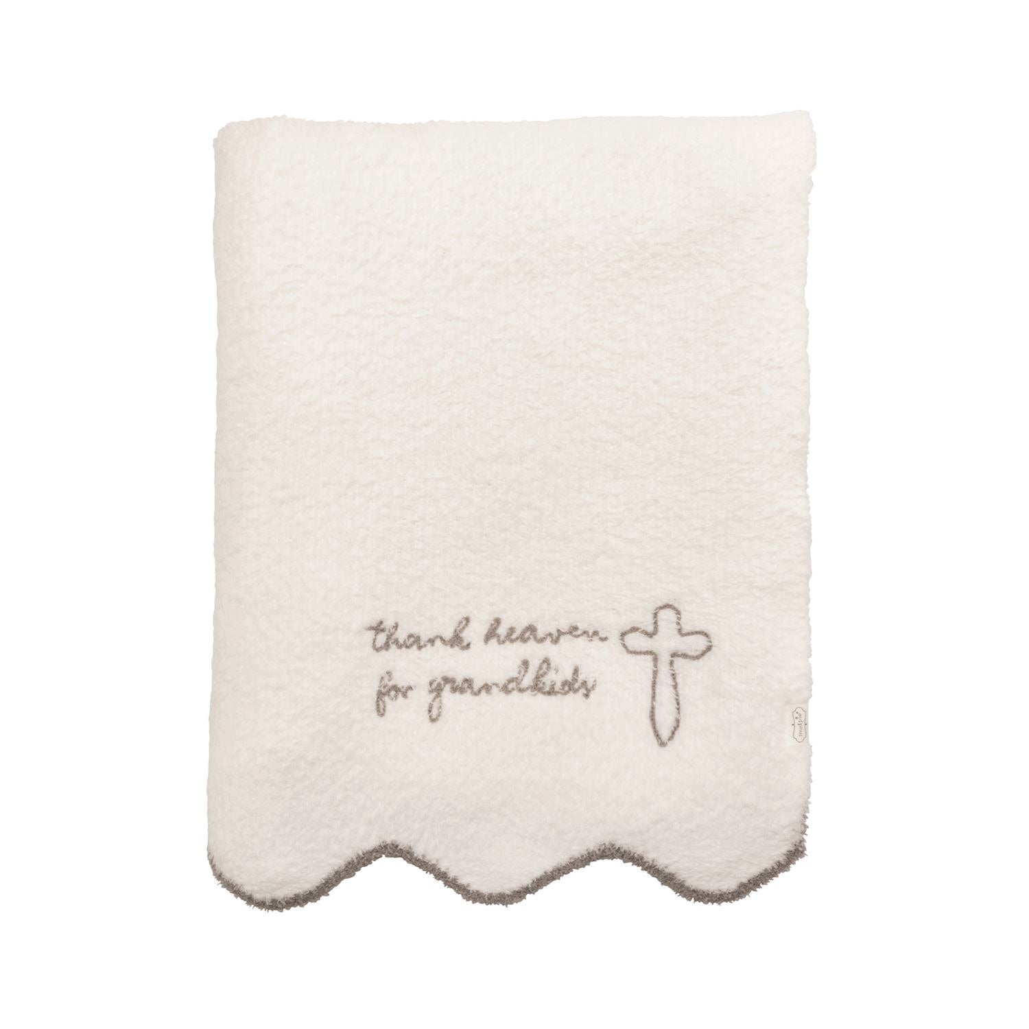 Mud Pie grandparent cross blanket