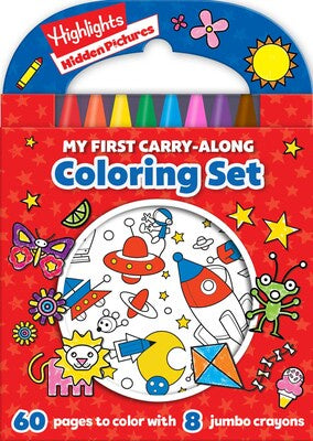 Simon & Schuster First Carry -Along Coloring set