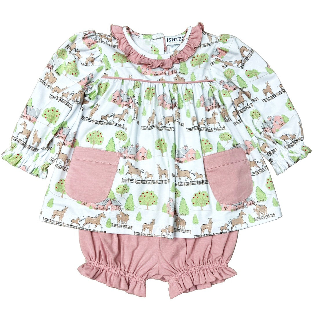 Ishtex Horse and Foal Bloomers Set 5F098 5208