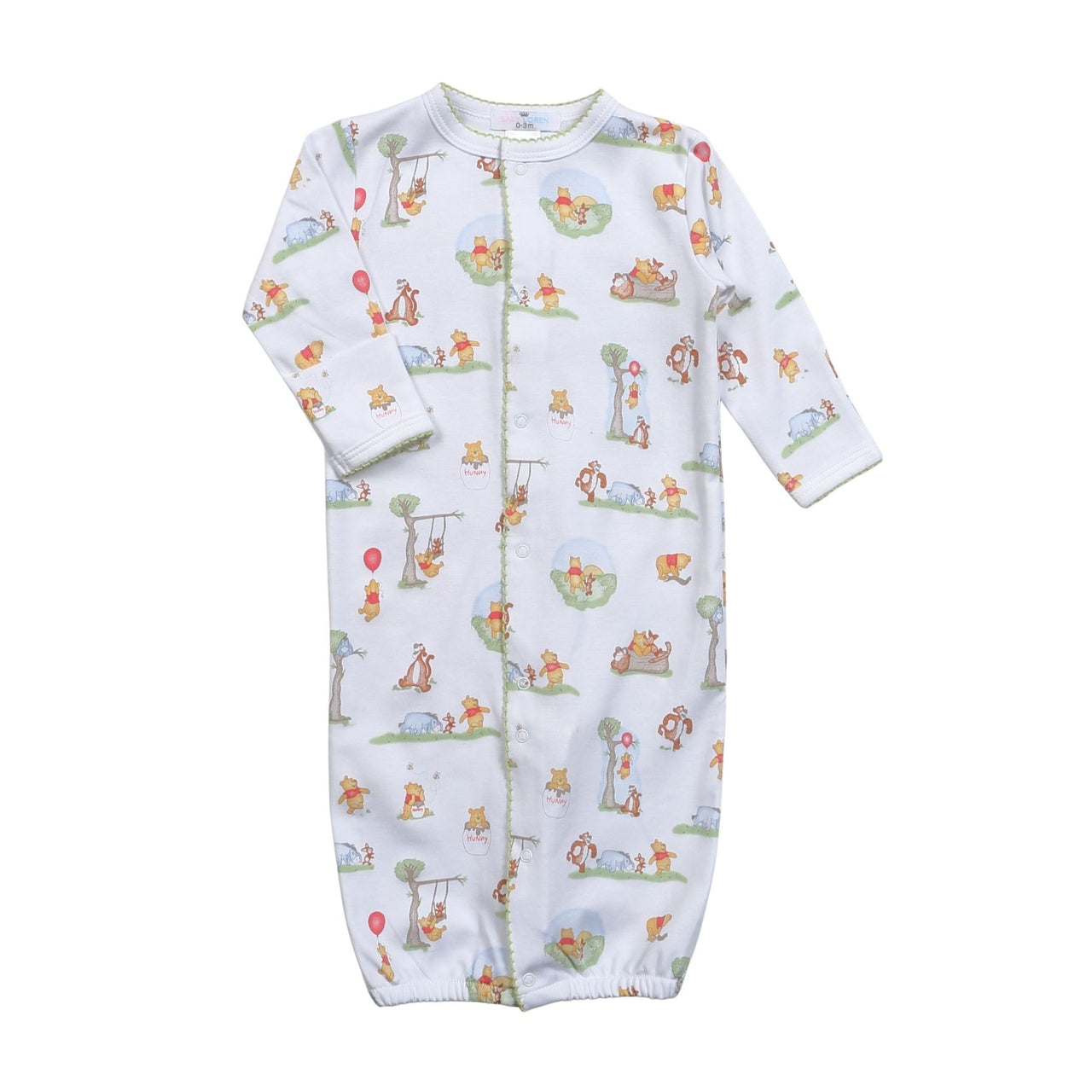 Baby Loren Honey Bear Pima Converter Gown POO-311 5107