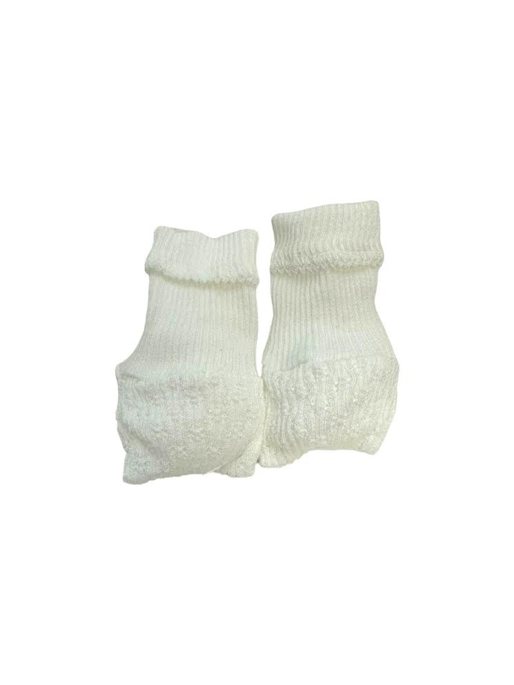 Paty White Booties w/ Picot Trim 158/158X