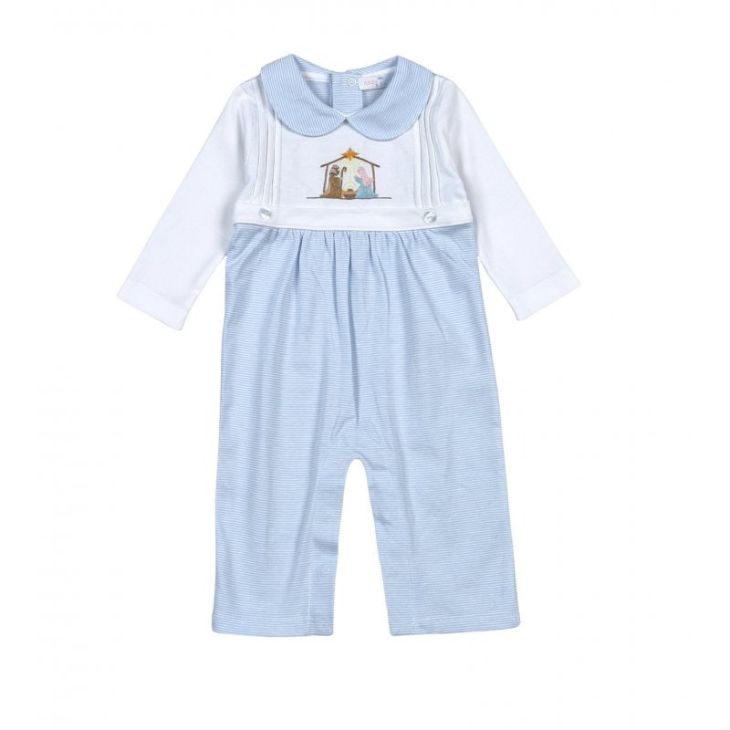 Baby Loren Holly Night Hand Emb Romper 5209