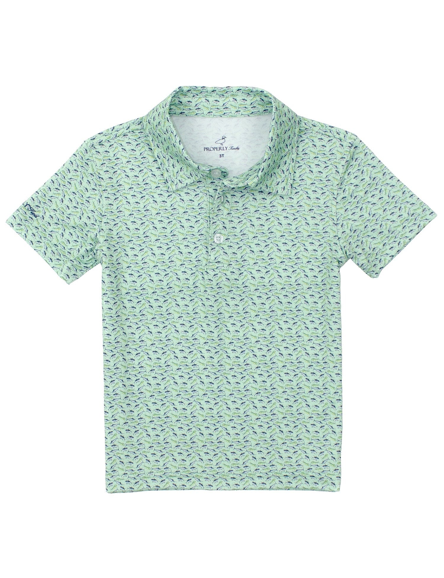 Properly Tied Boys Inlet Polo Spring 26