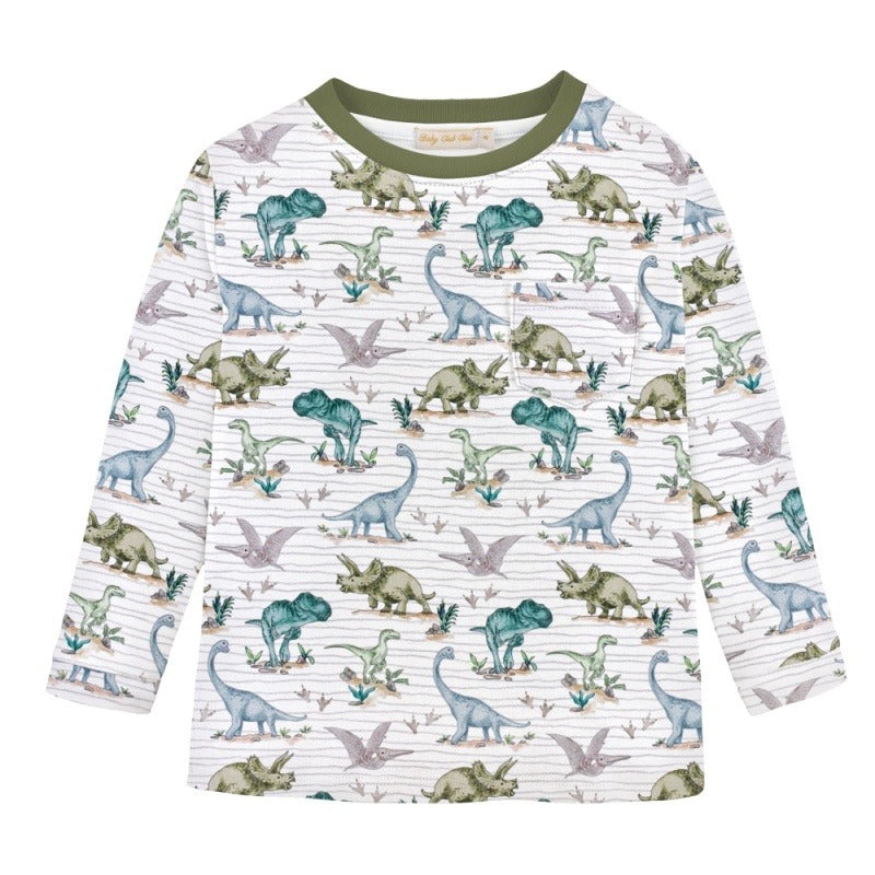 Baby Club Printed Tee W/Pocket 5208