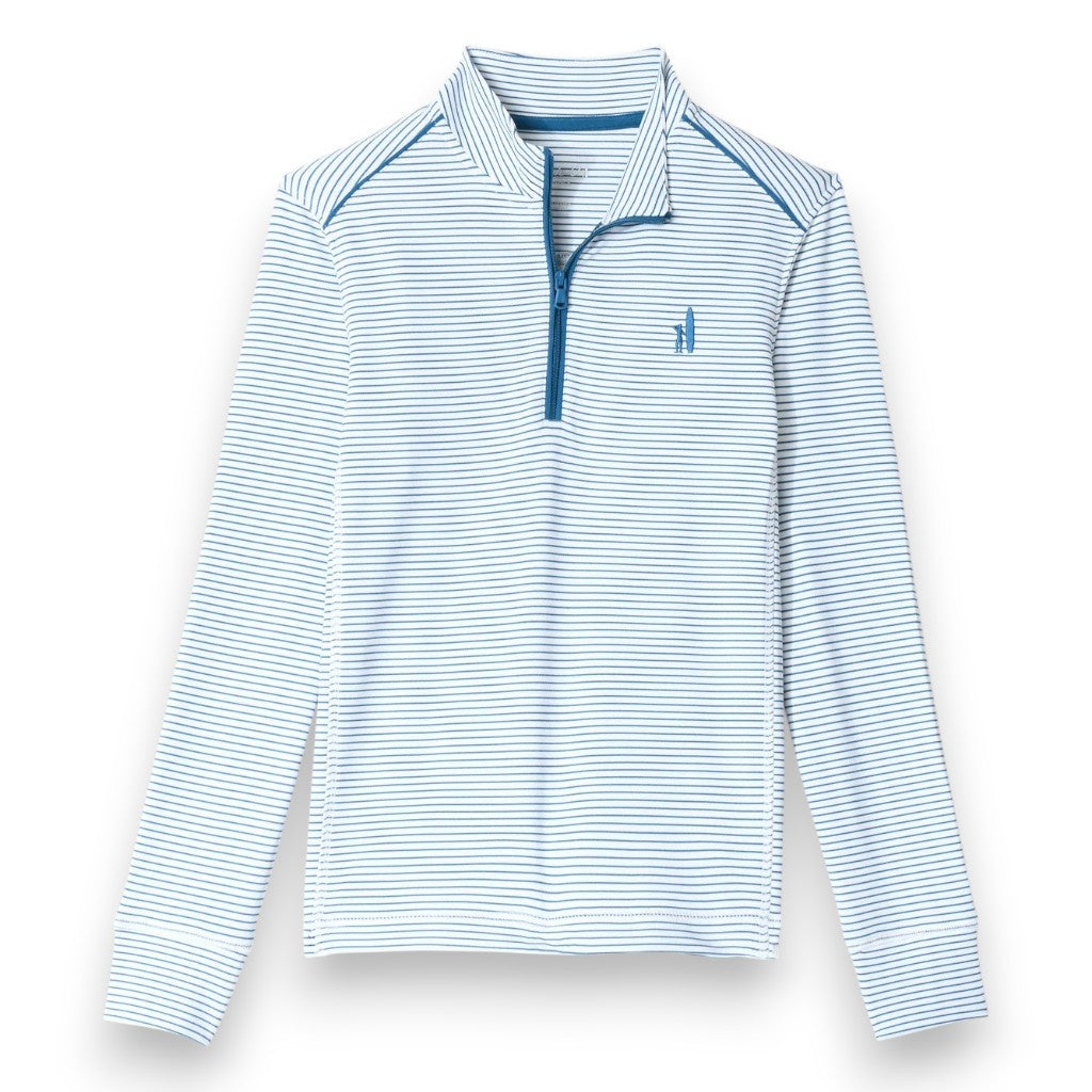 Johnnie-O Kaiser White 1/4 Zip JBKO100830 5307