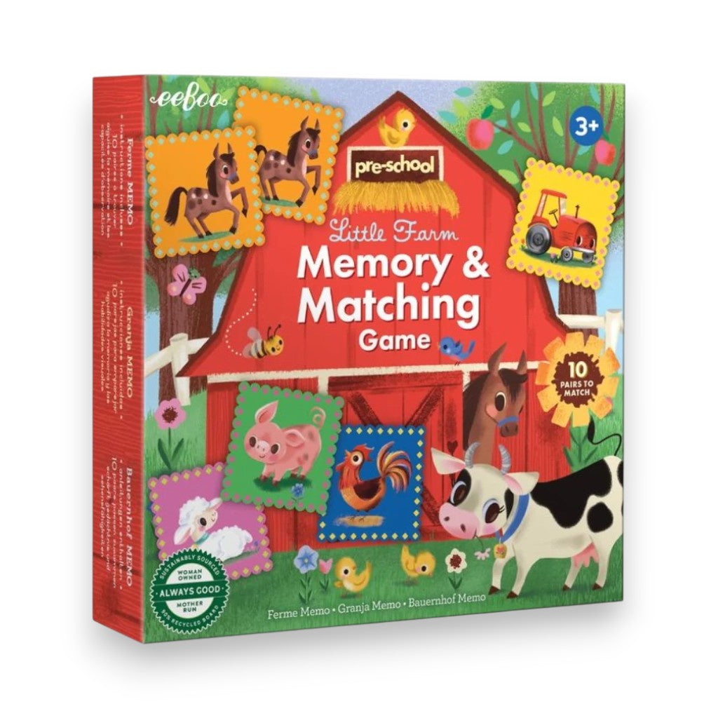 Eeboo Little Farm Memory & Matching Game