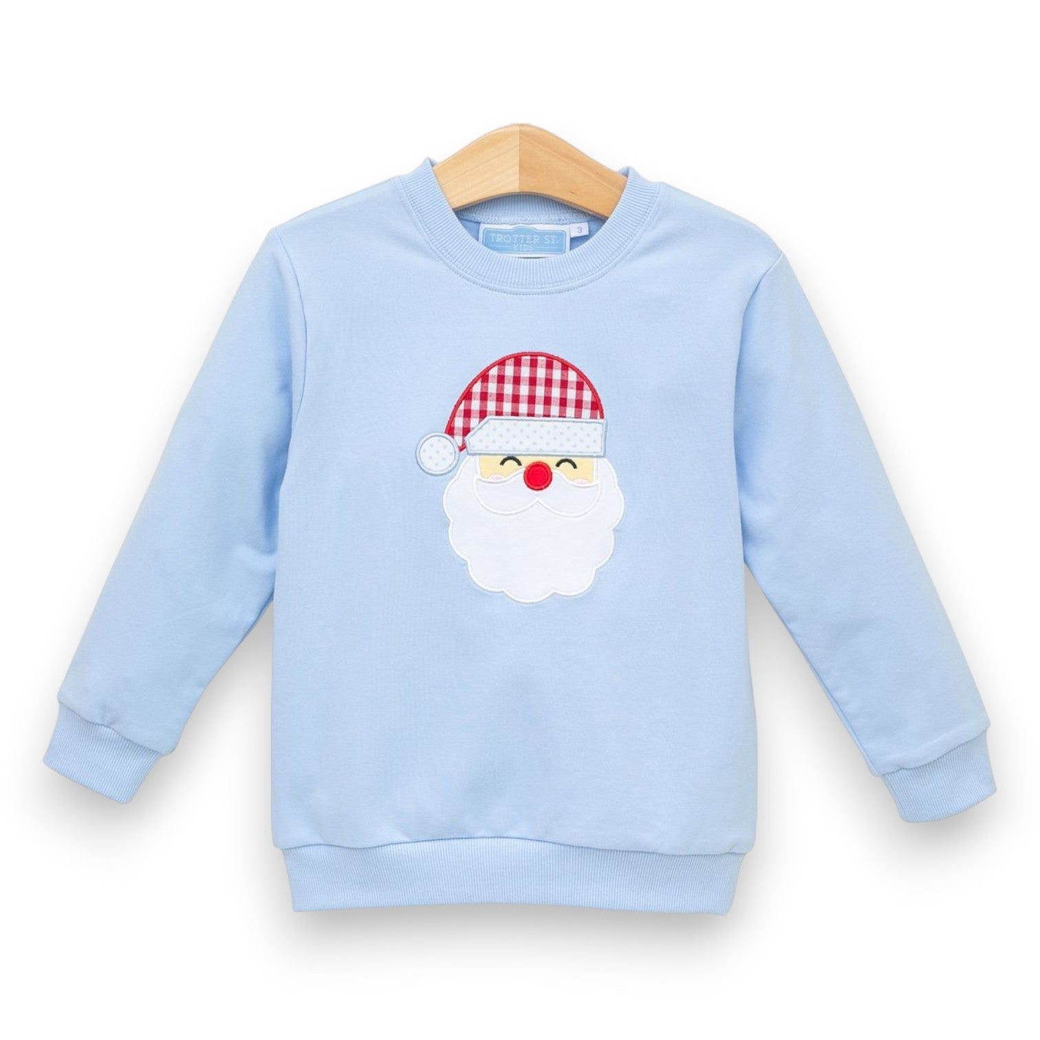 Trotter Street Kids French Terry Pullover Santa