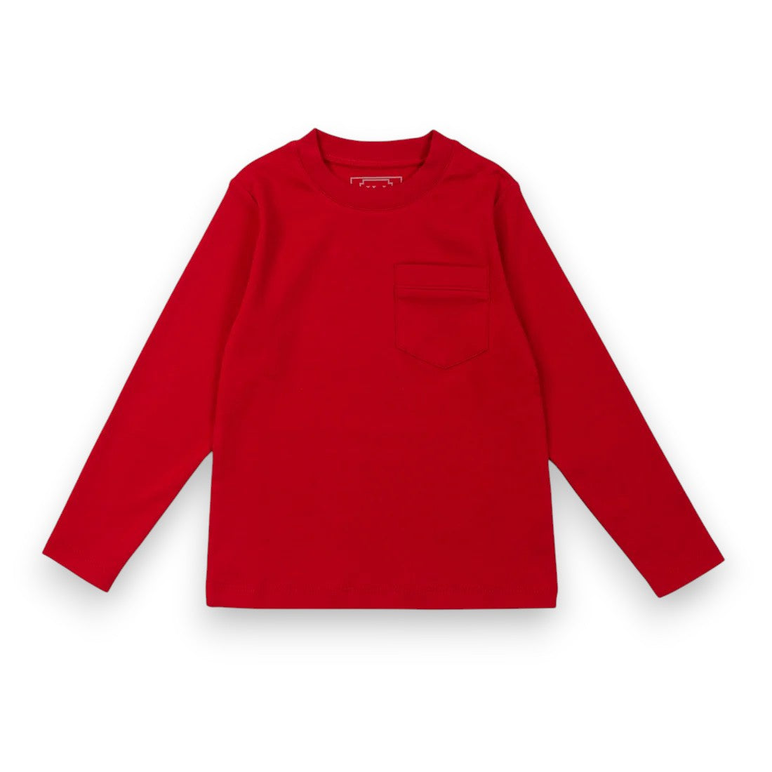 Lila & Hayes Blake Boys' Longsleeve Pocket T-Shirt Red 5309