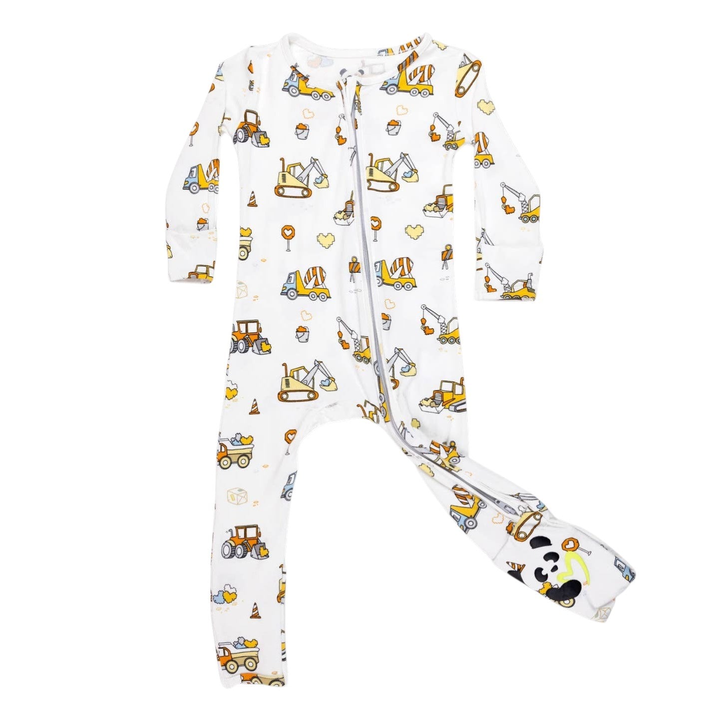 Bellabu Bear Love Trucks Bamboo Convertible Footie BB1P03LS3590 5301