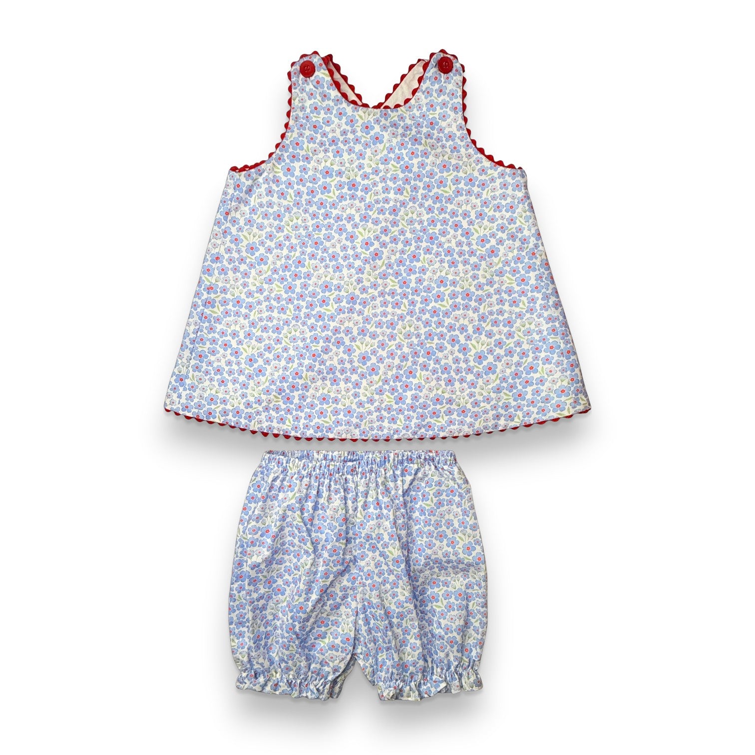 Percy & Tyne Lucy Sun Set Red White & Bloom Floral 7625 5303