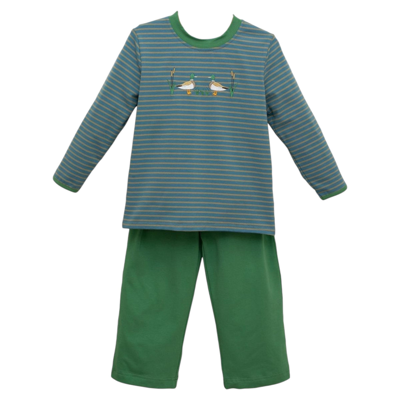 Trotter Street Kids Mallard Embroidery Pants Set TSK-02276 5207