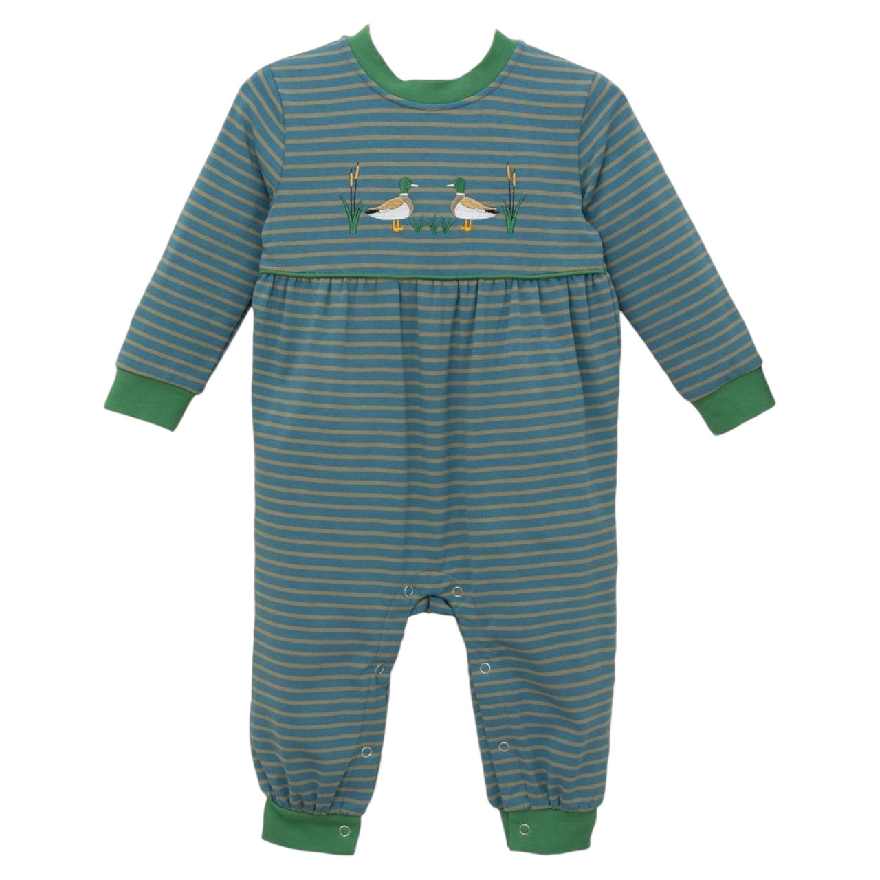 Trotter Street Kids Mallard Embroidery Romper TSK-02279 5207