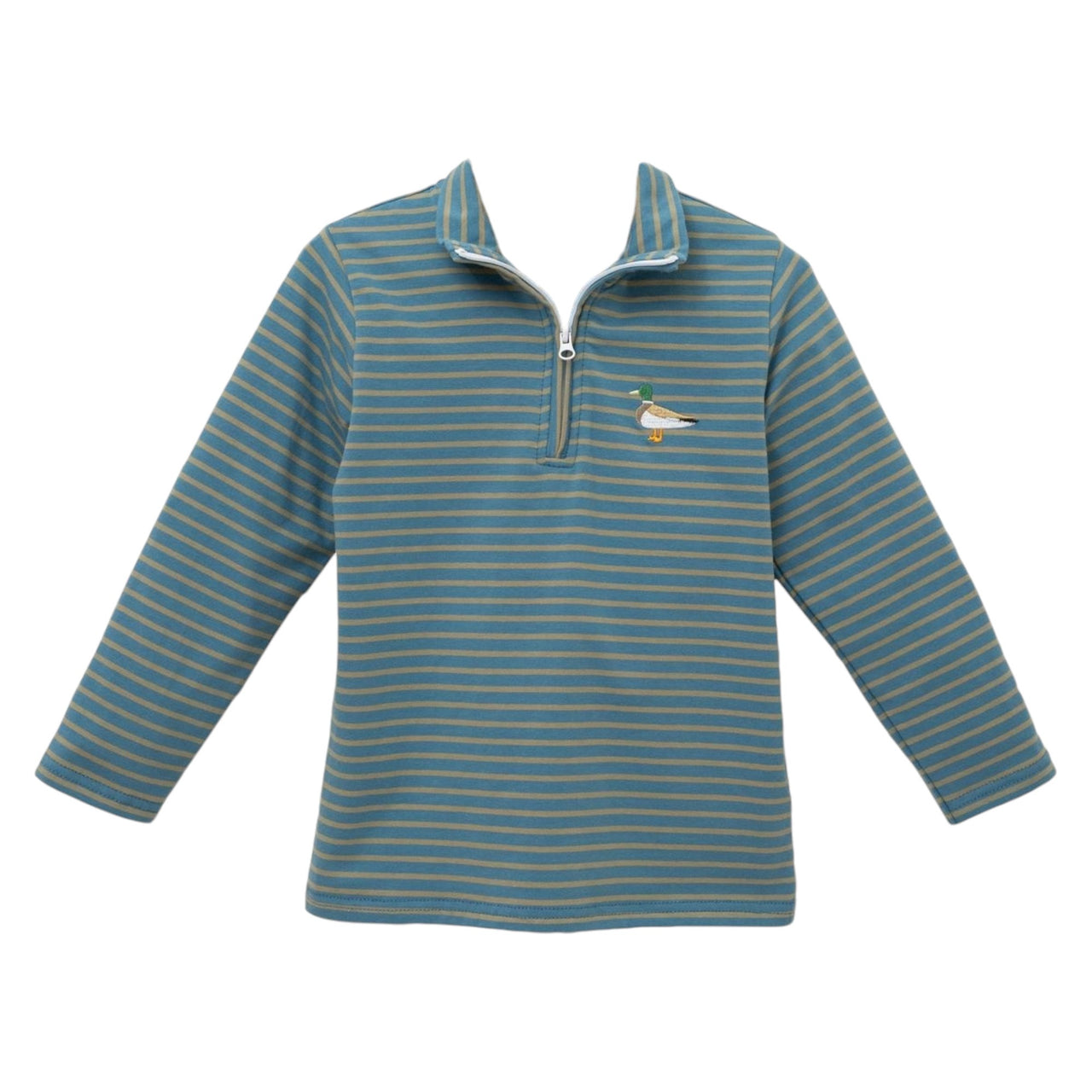 Trotter Street Kids Mallard Embroidery 1/4 Zip Pullover TSK-02274 5207