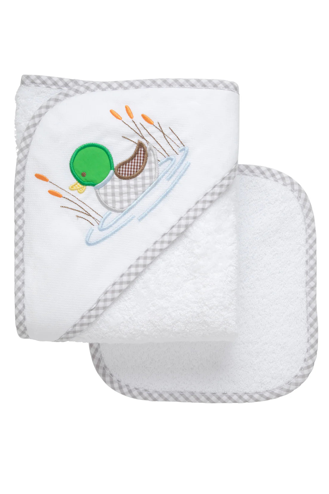 3 Marthas applique hooded towel set NEW