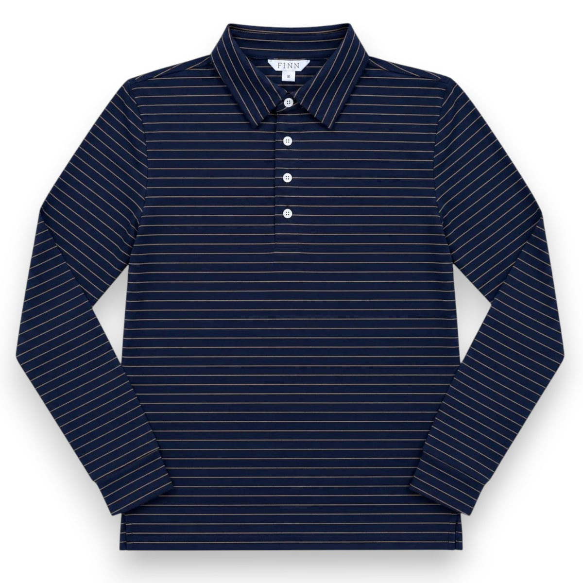 Finn Mariner Long Sleeve Polo Wharf Blue 5308