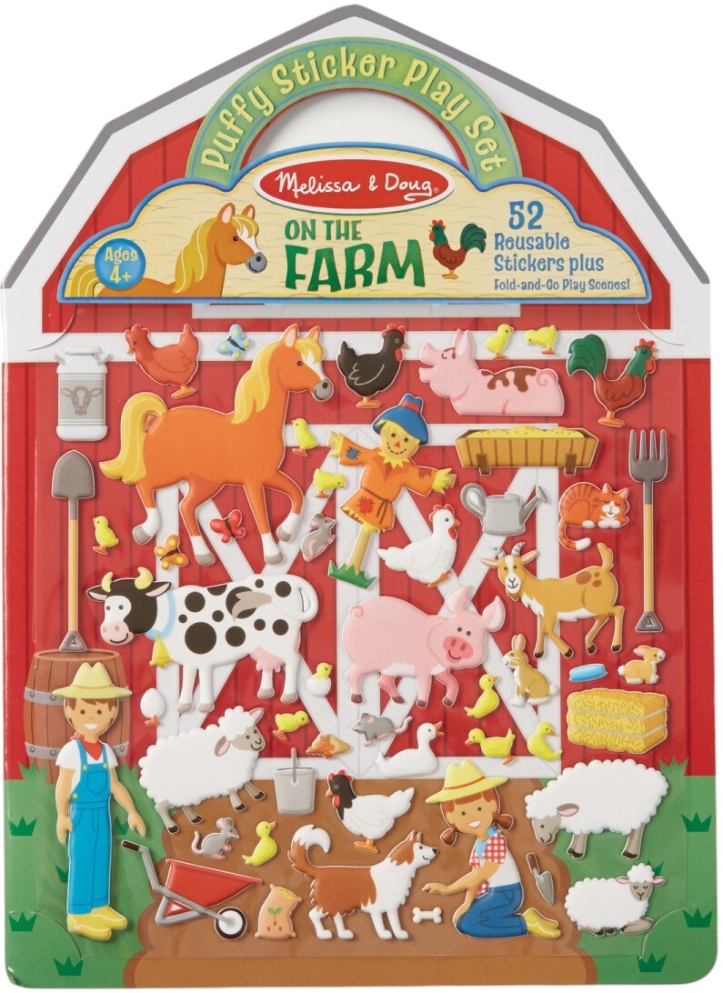 Melissa & Doug farm puffy sticker