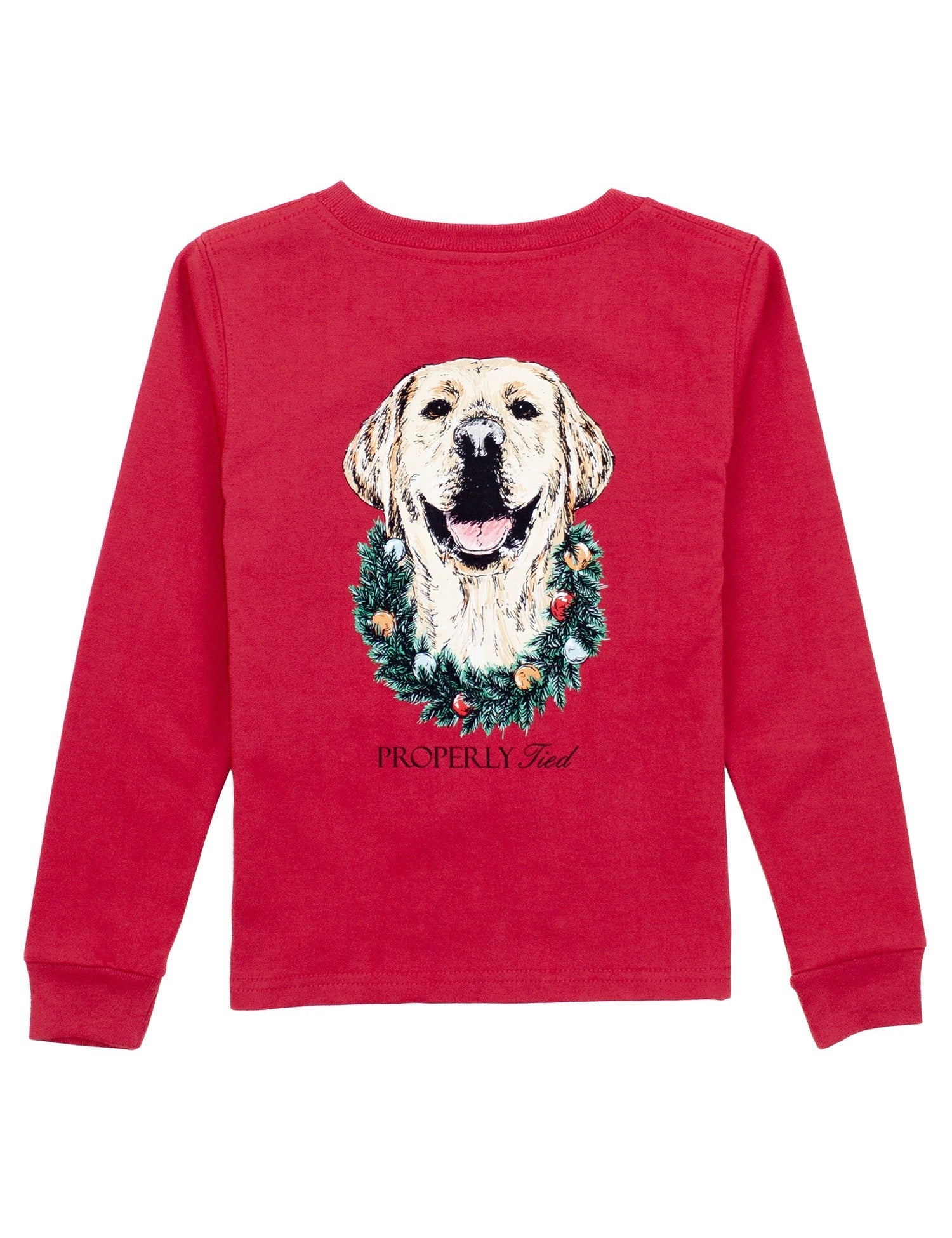 Properly Tied Boys LS Christmas Tee Fall 25 5210