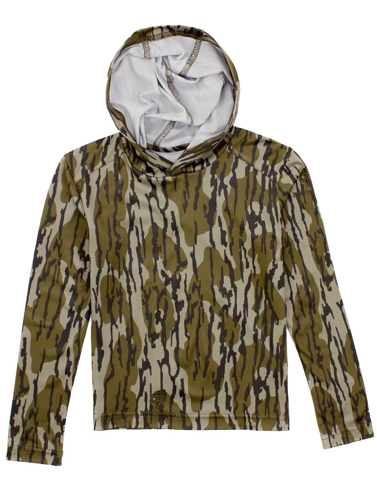 Properly Tied Boys Ravine Hoodie Mossy Oak Original Bottomland 5208