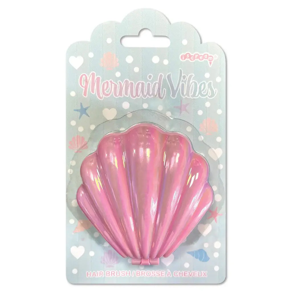 Iscream Mermaid Vibes Pop Up Shell Brush