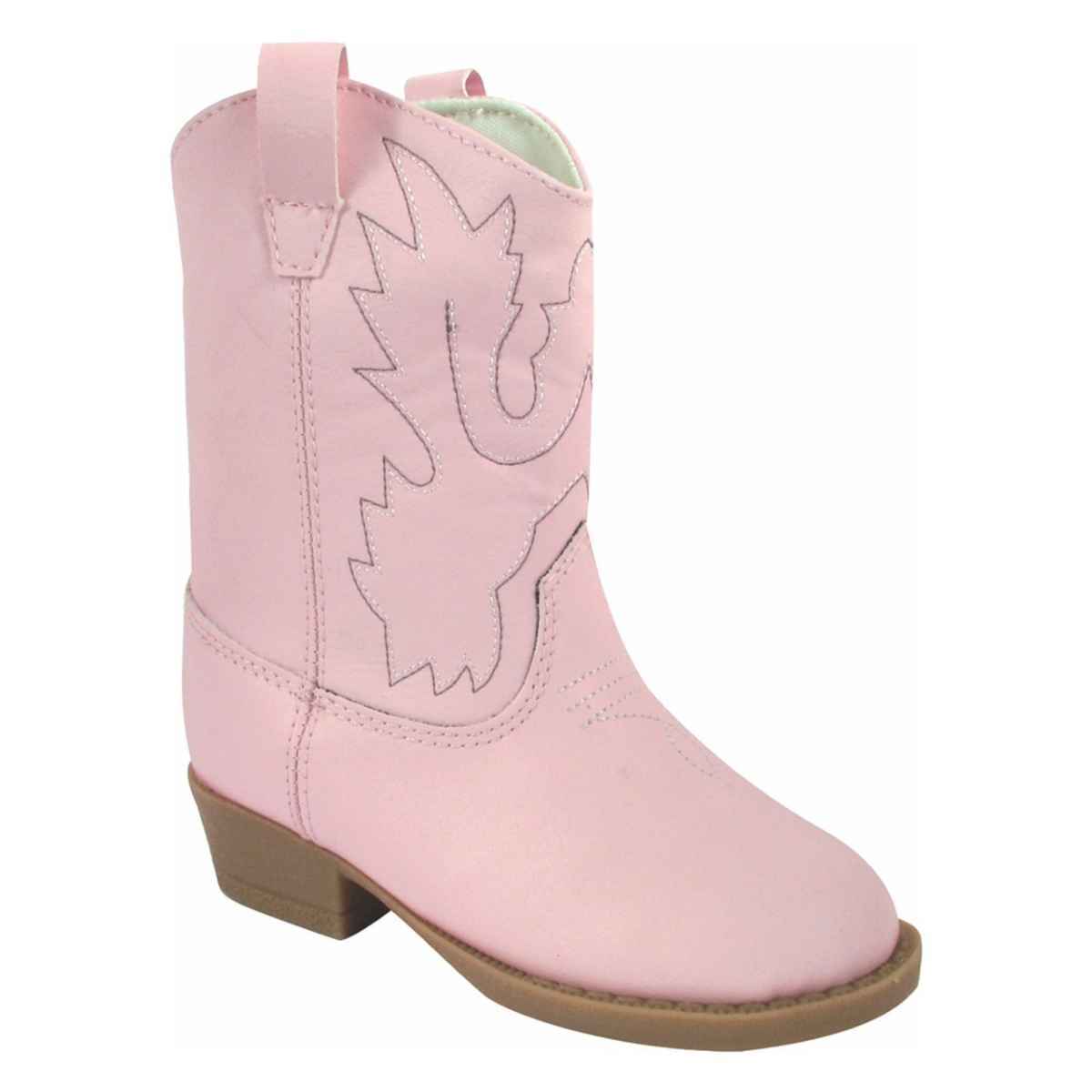 Baby Deer Miller Pink Cowboy Boots 6912