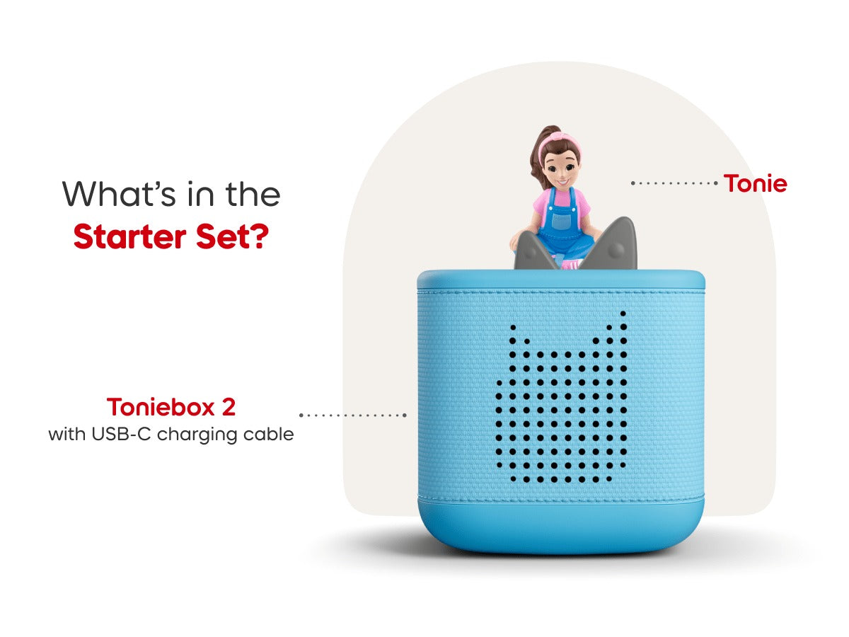 Tonies Toniebox 2 Starter Set Ms. Rachel (Sky Blue)