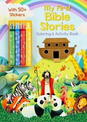 S & S My First Bible Stories Coloring & Act. bk