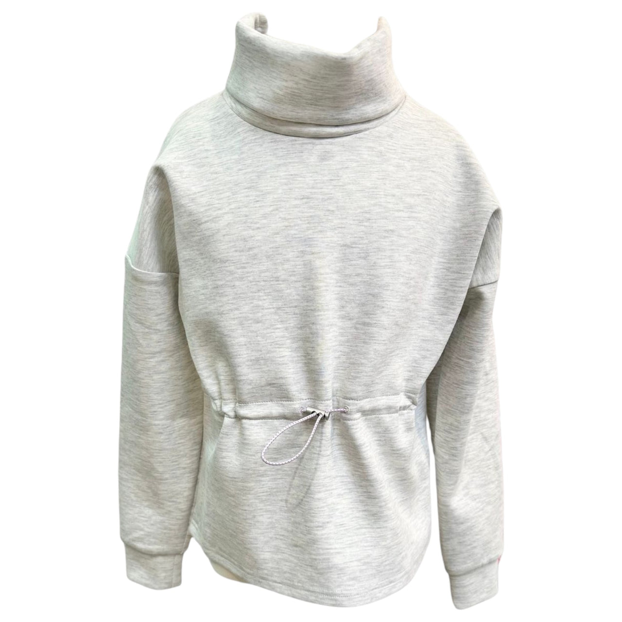 Pleat Nell Top Grey/Lilac Cozy 5207