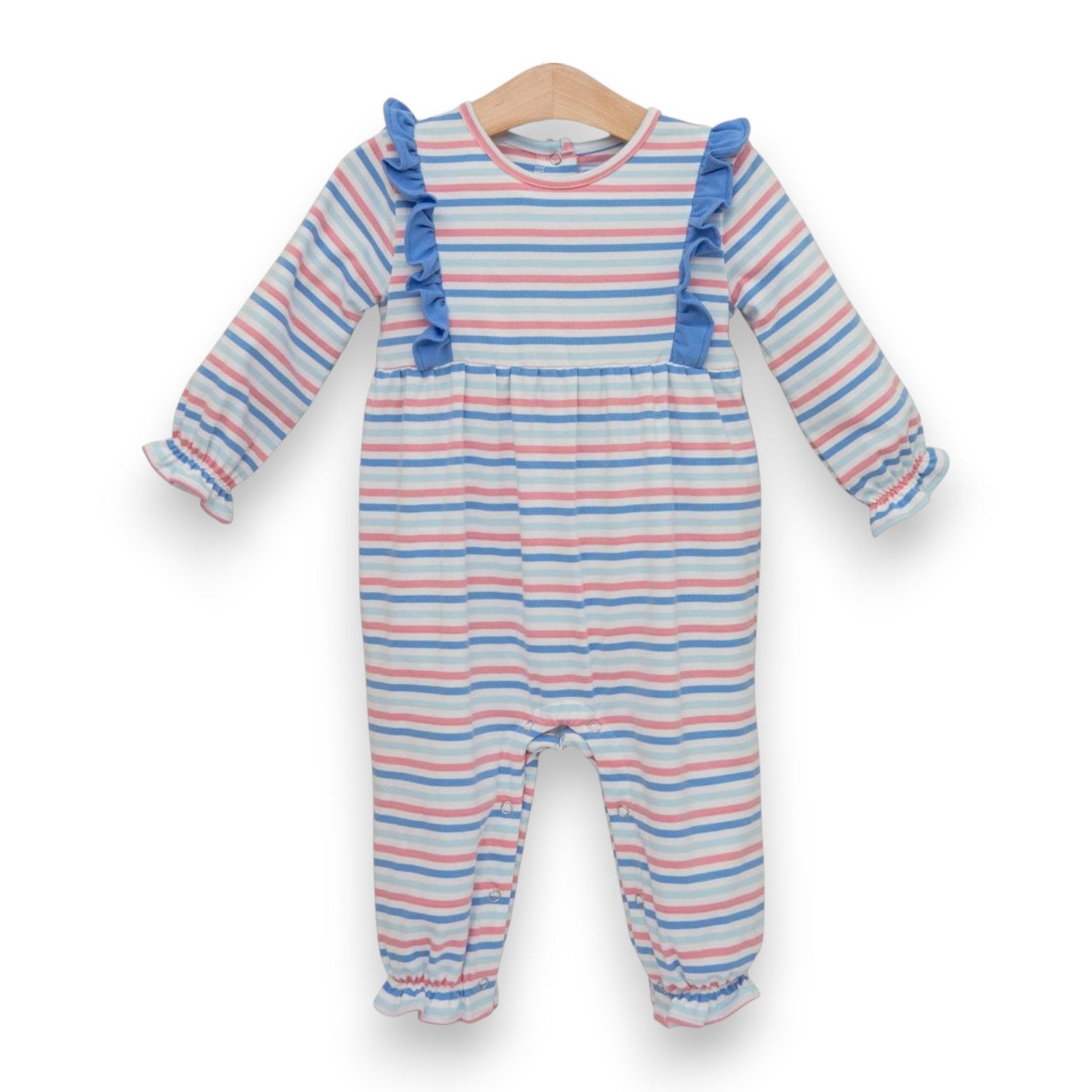 Trotter Street Kids Olivia Romper Hamptons Stripe TSK-03146 5307