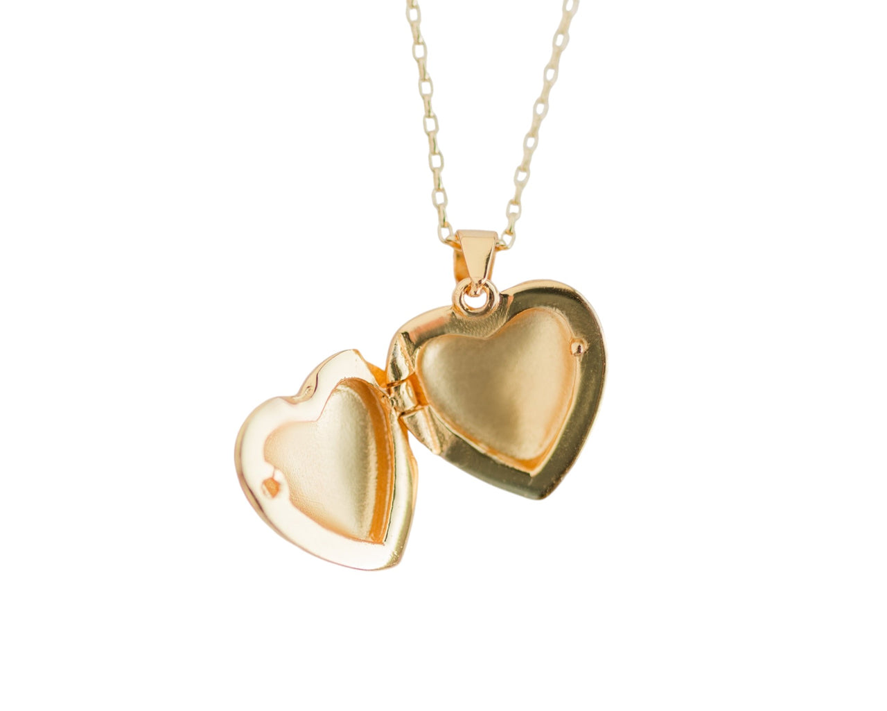 Cherished Moments 14K Gold Plated (Sterling Silver) Heart Locket w/Cross  (GPBCN-253) 14" Necklace