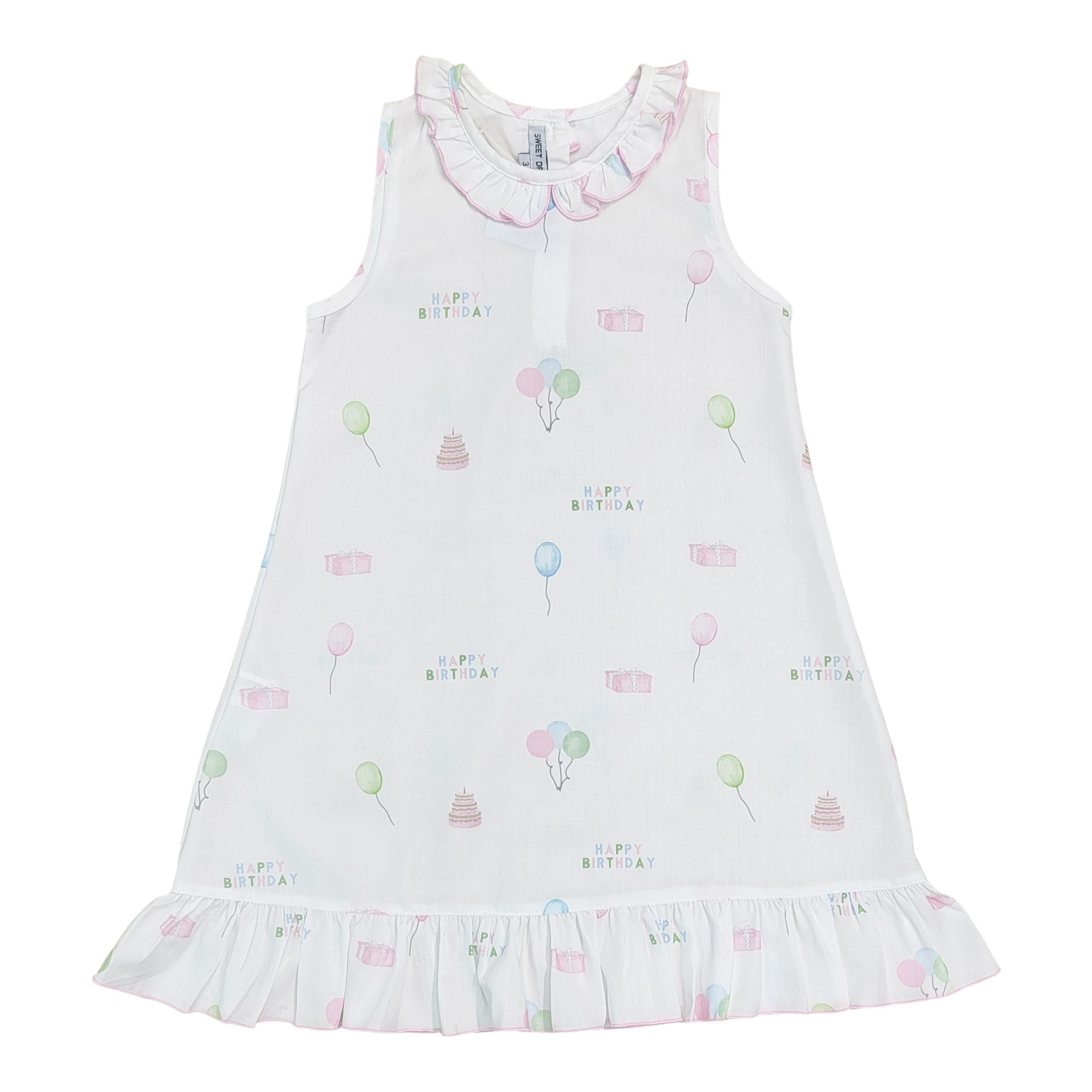 Sweet Dreams Happy Birthday Print Gown GO237 5203