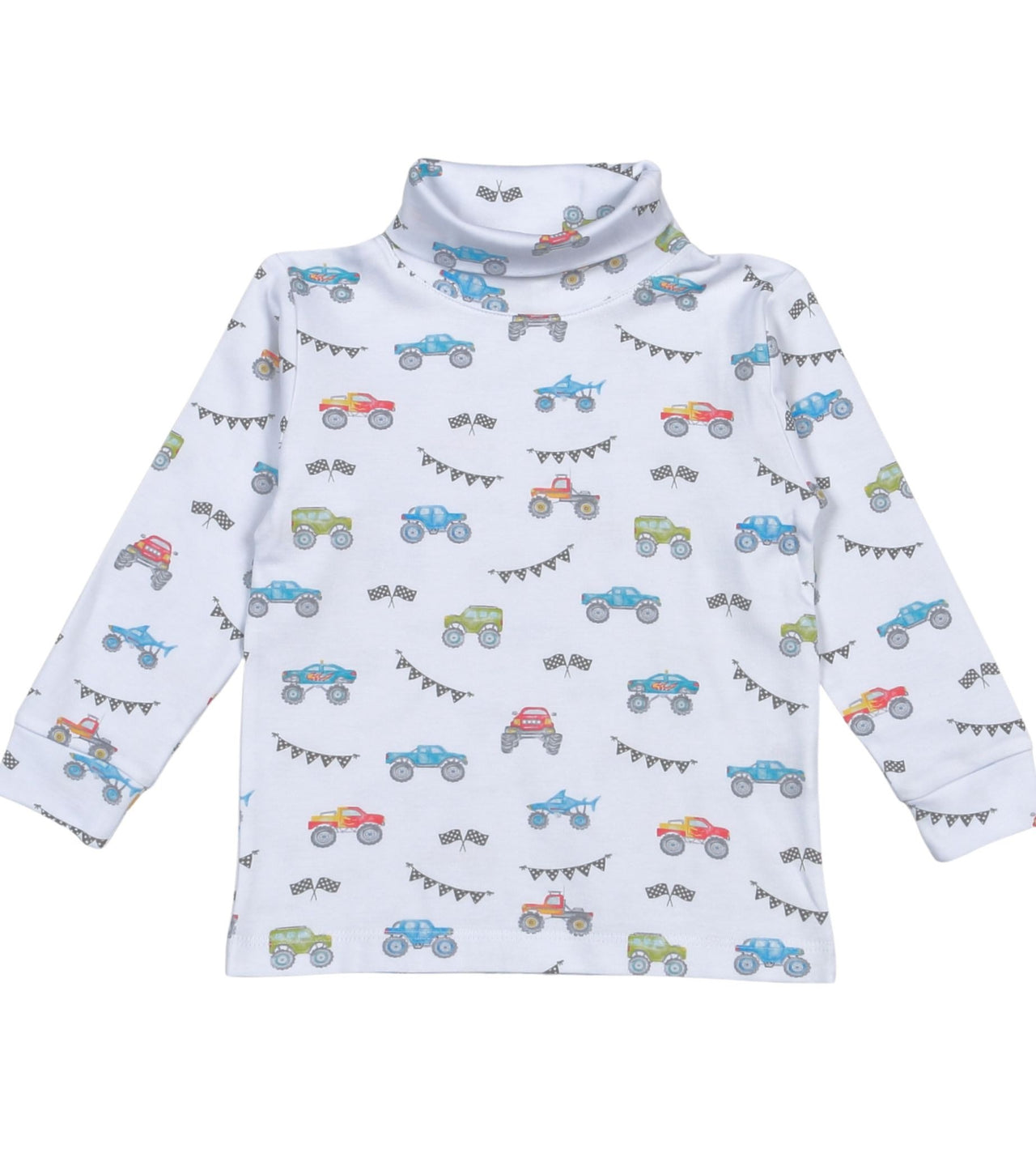 Baby Loren Monster Trucks Pima Turtleneck MST-010 5208