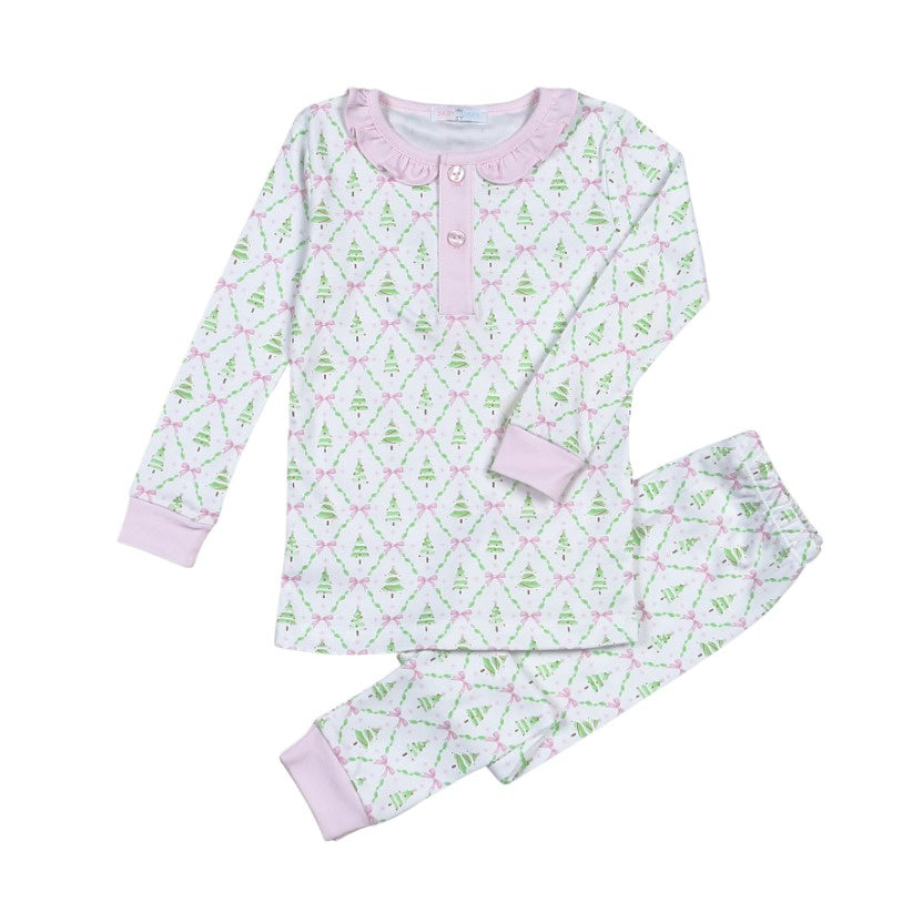 Baby Loren Holly Night Pima Two Pcs Loungewear Girl HOL-799 5208