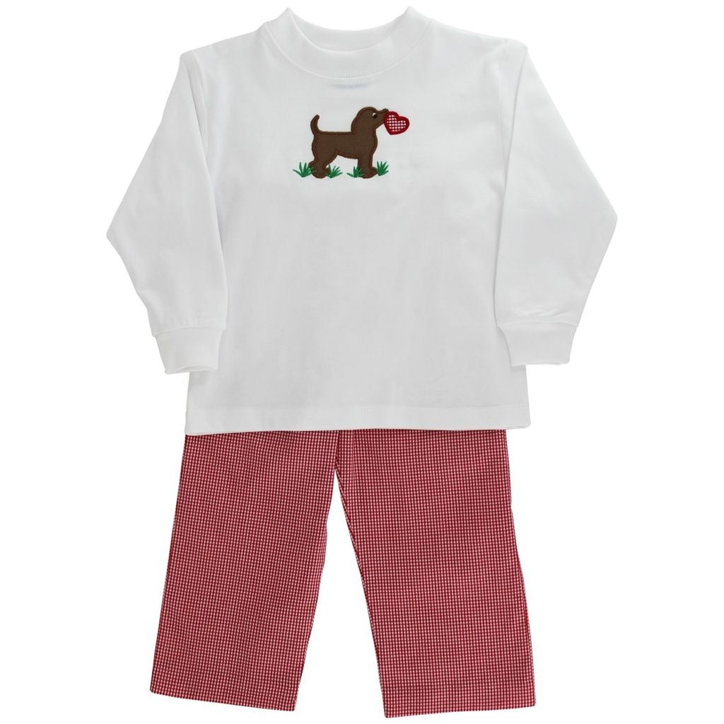 Bailey Boys Puppy Love Boys Pant Set 25521-PTSB 5209