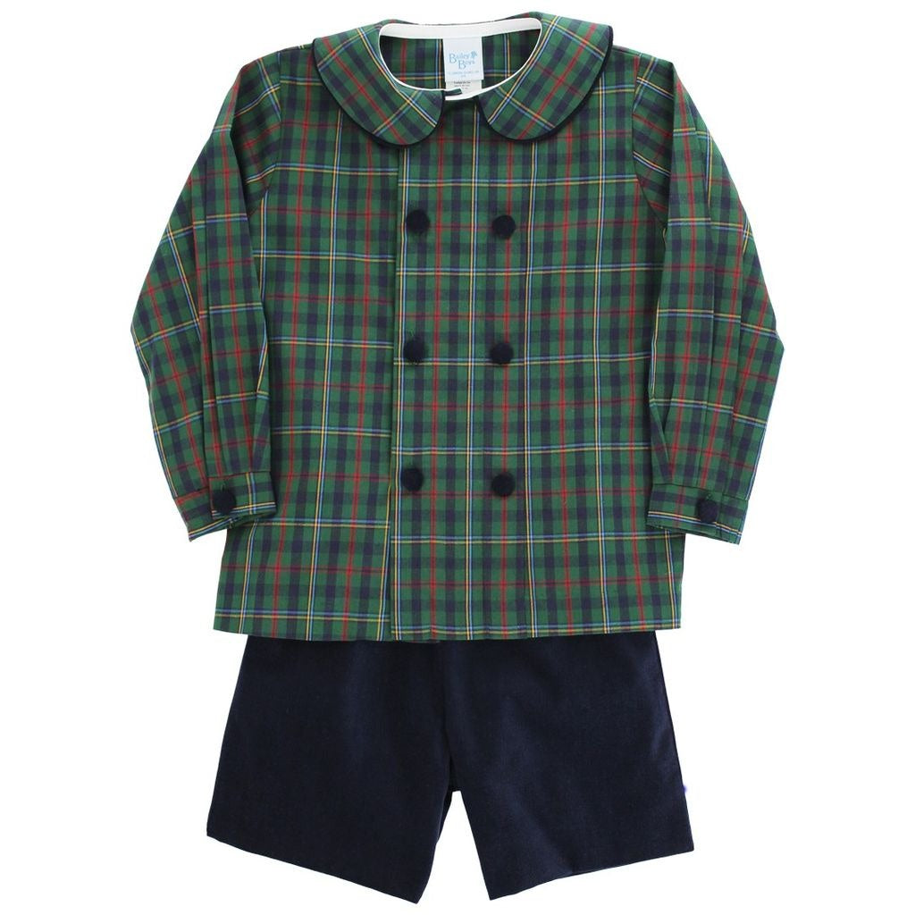Bailey Boys Watson Plaid Dressy Short Set 25603-DSS 5209