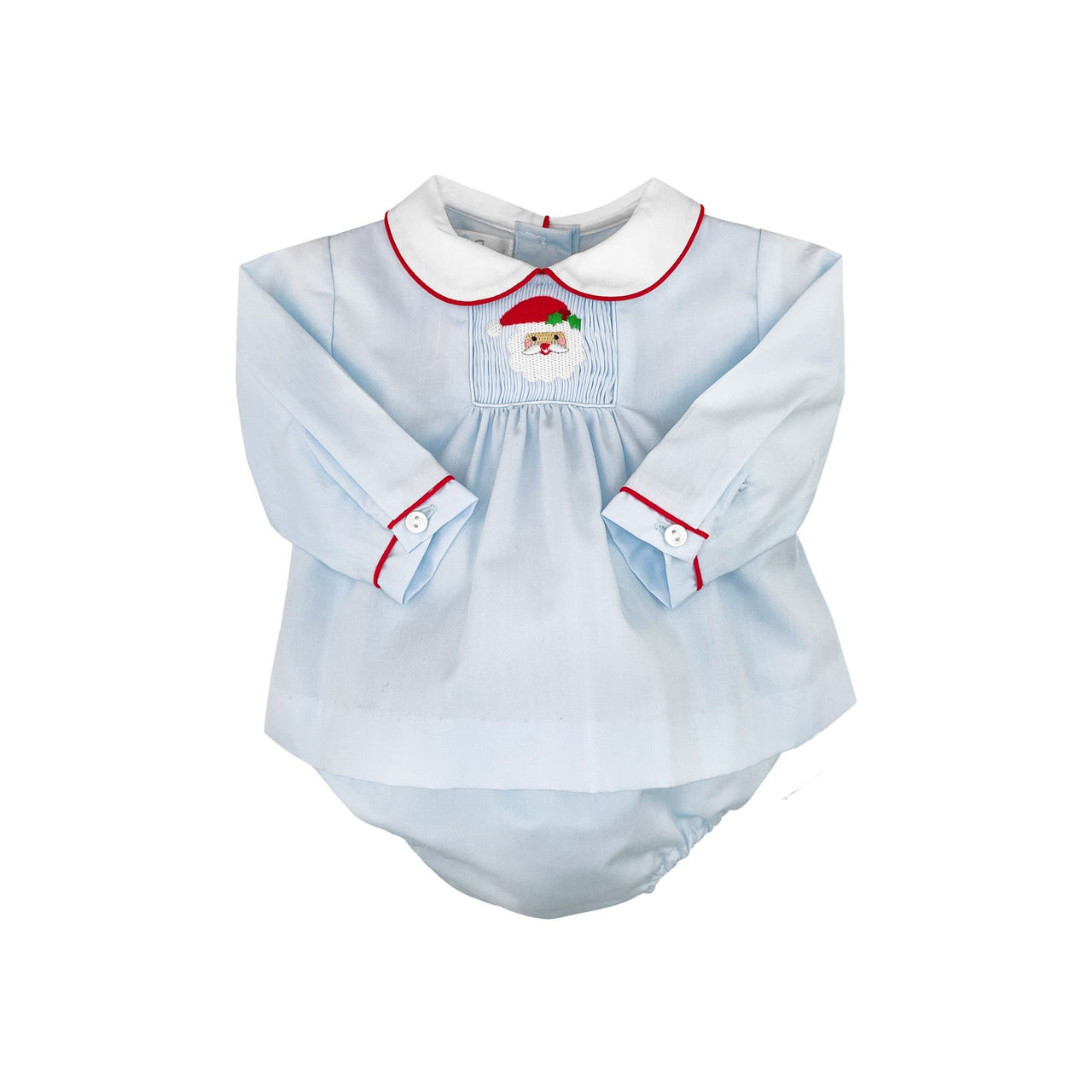 Petit Ami Santa Smocked Diaper Set 1371/1871 5110