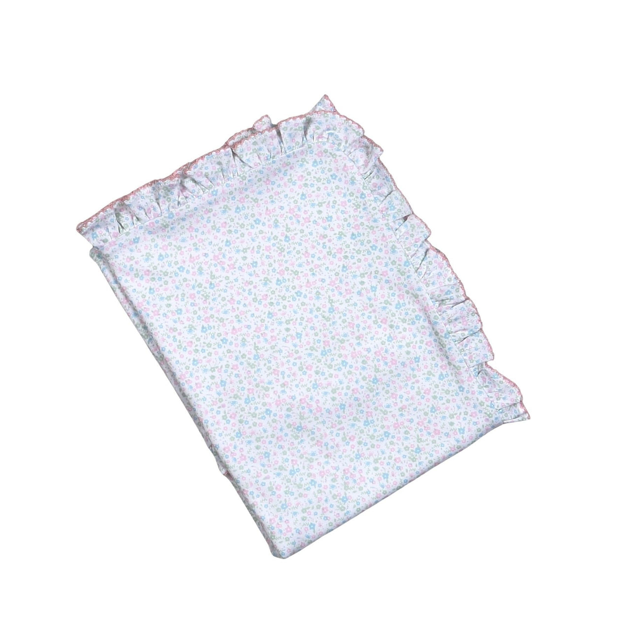 Baby Loren Mini Floral Pima Receiving Blanket Pink MFL-216 5201