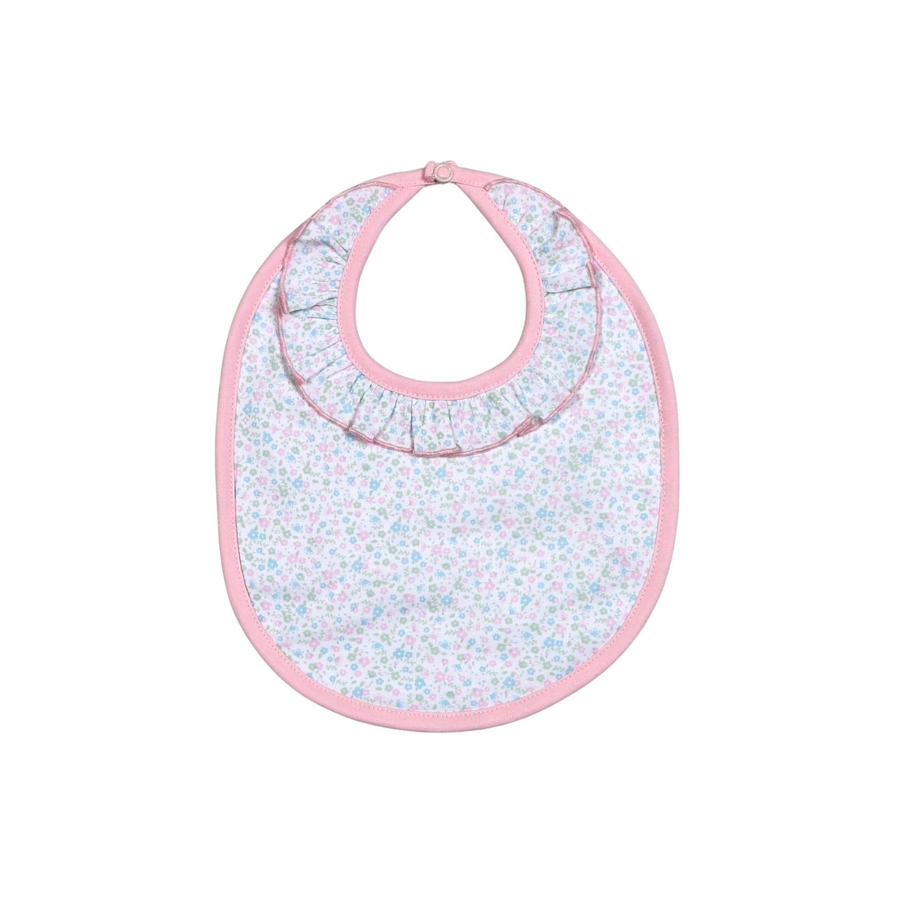 Baby Loren Mini Floral Pima Bib Pink MFL-217 5201