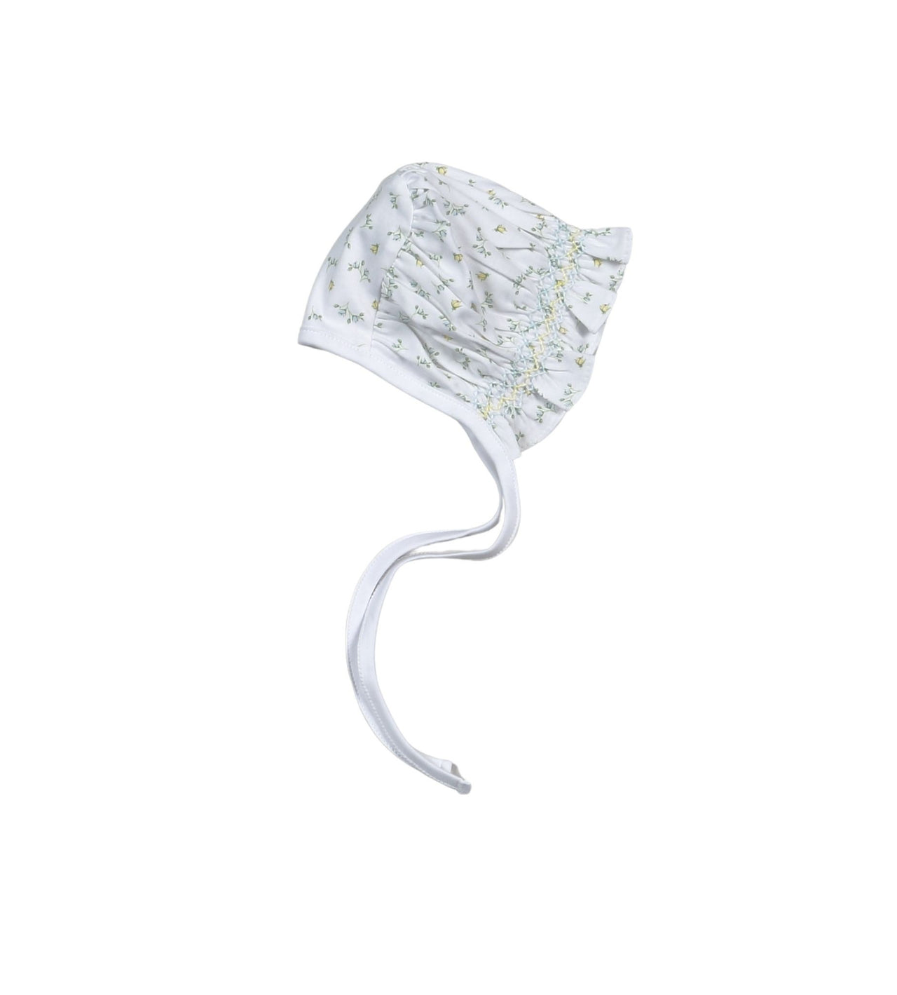 Baby Loren Mia Blue Floral Hand Smocked Bonnet MIA-415 5207