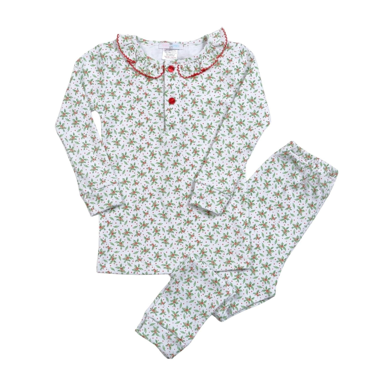 Baby Loren Christmas Garland Pima Two Pcs Loungewear CGR-099 5108