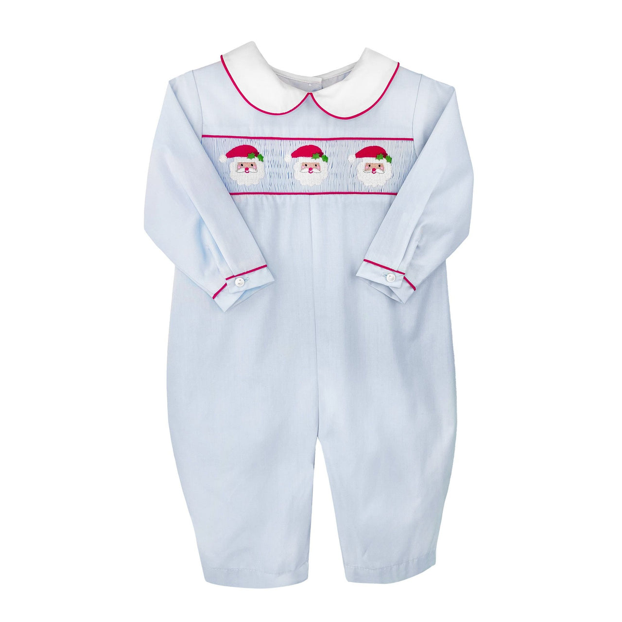 Petit Ami Santa Embroidered/Smocked Longall 3871 5110