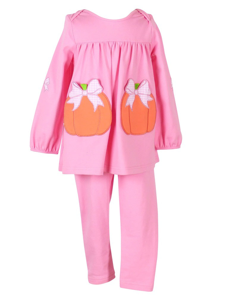 The Yellow Lamb Tabby Tunic & Legging Set Pumpkin 5207