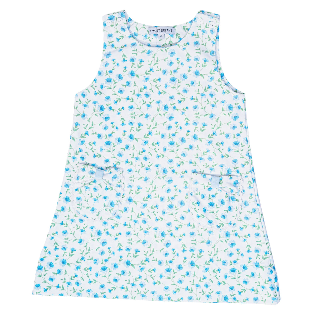 Sweet Dreams Glory Blue Floral Print Dress TT1258 5203