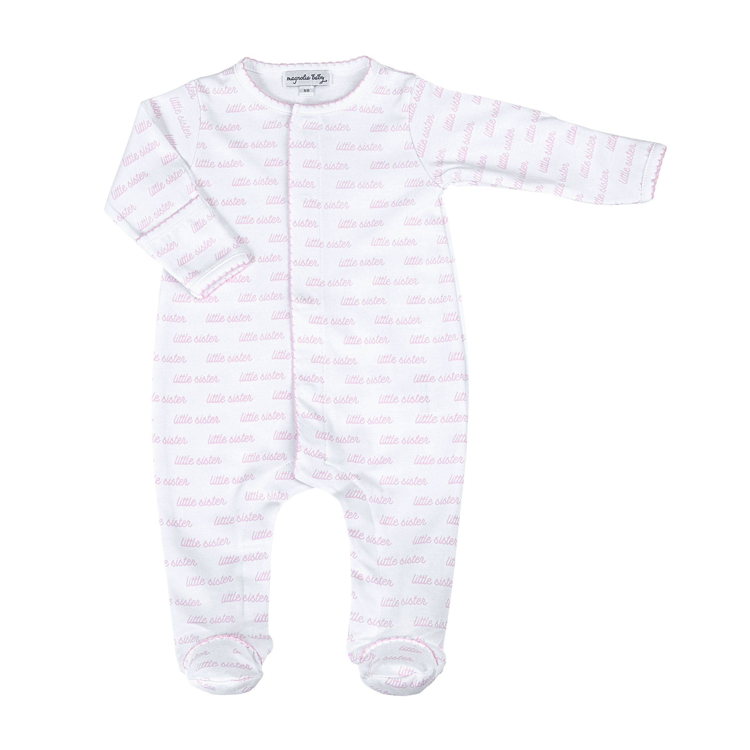Magnolia Baby Brother and Sister F25 Printed Footie 5107