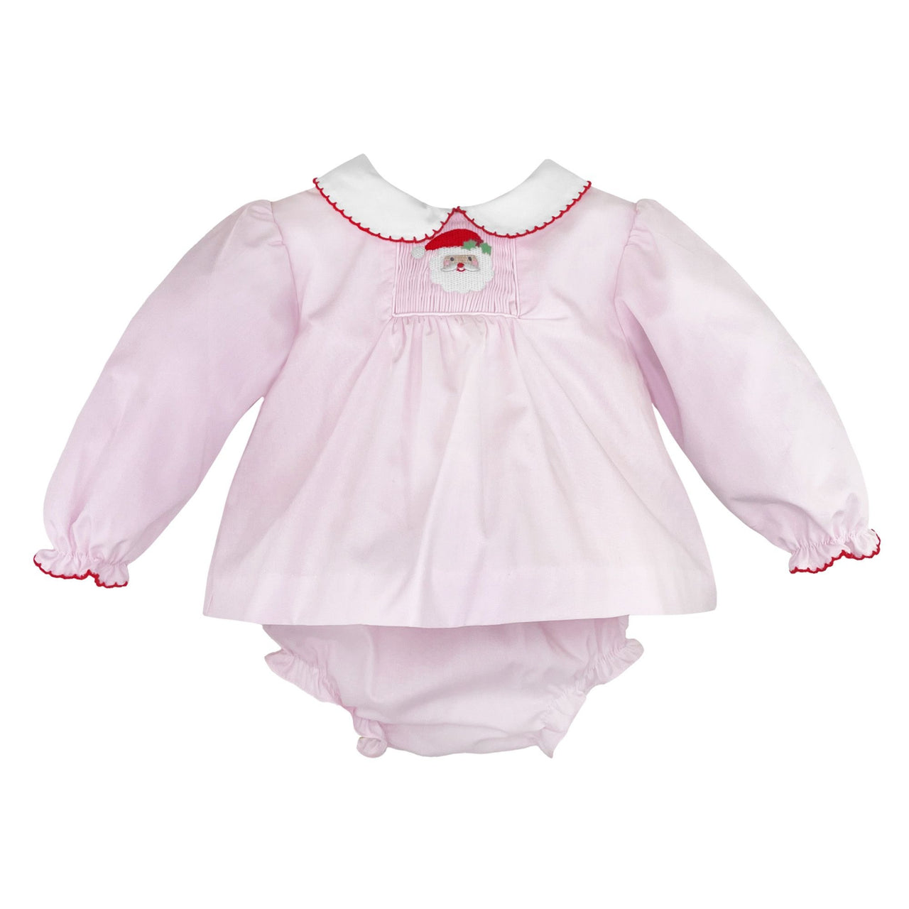 Petit Ami Santa Smocked Diaper Set 1371/1871 5110