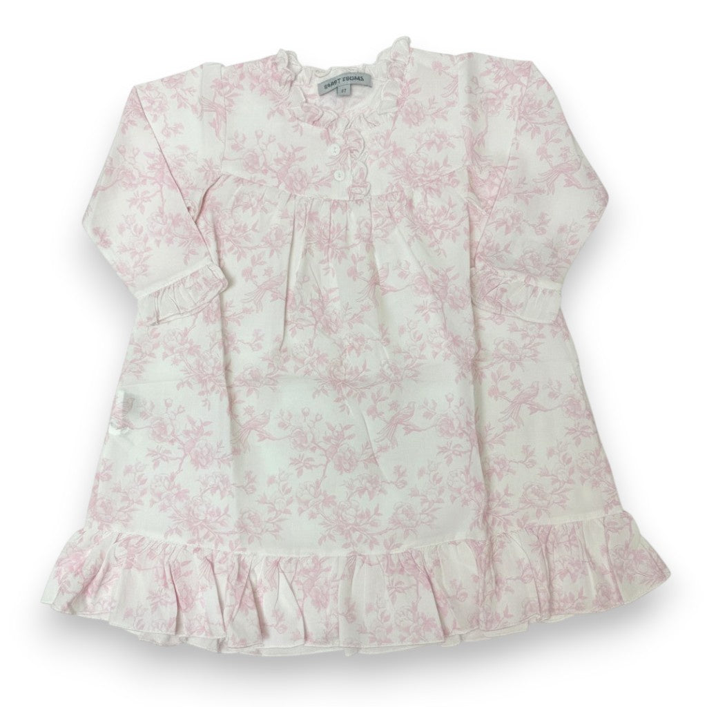 Sweet Dreams Victoria Pink Toile Print Long Sleeves Gown GO283 5308