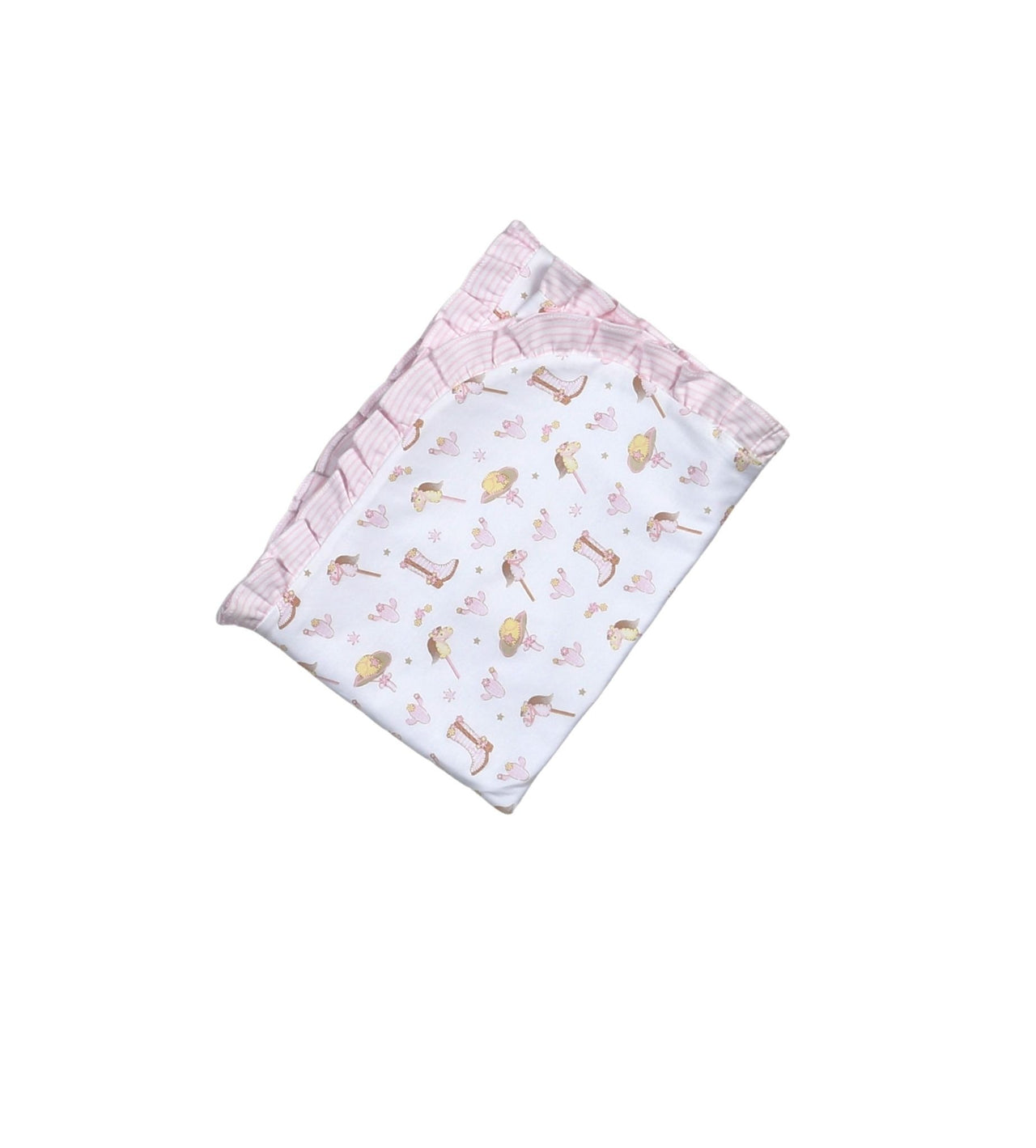 Baby Loren Howdy Baby Pima Receiving Blanket 5207