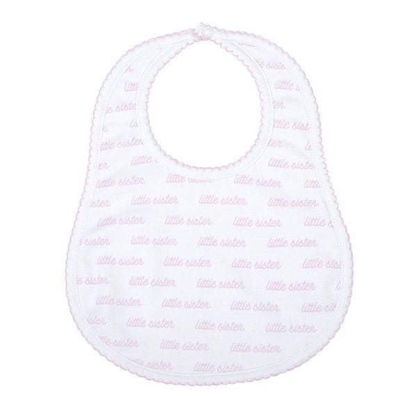 Magnolia Baby Brother and Sister F24 Printed Bib 1314-51P 5107