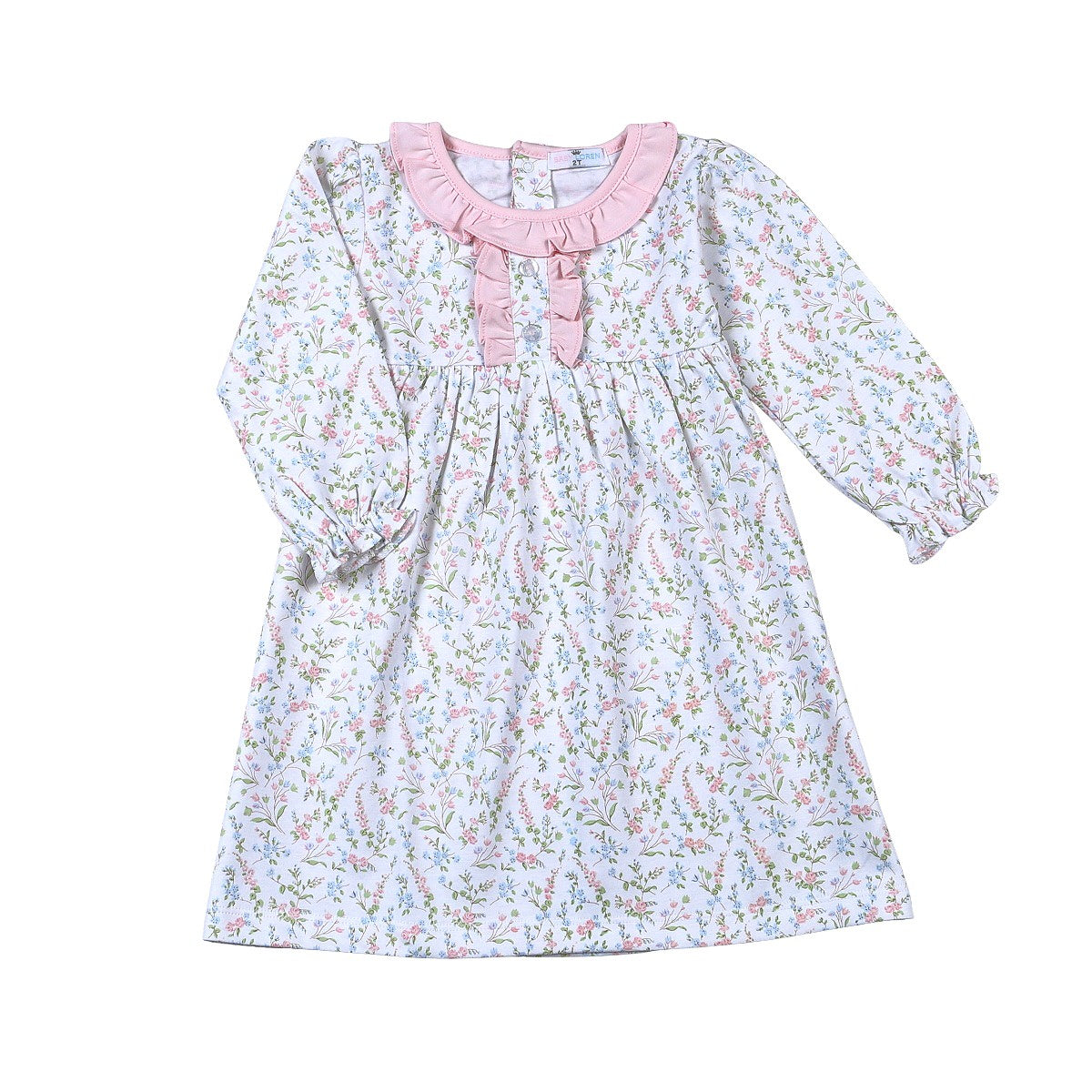 Baby Loren Vivian Floral Pima Play Dress VIV-340 5207