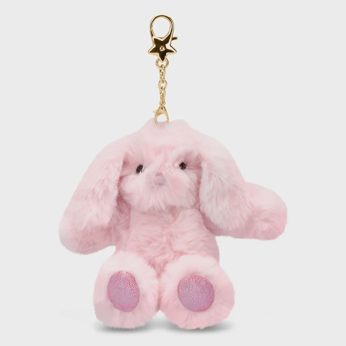IScream pink bunny bag charm