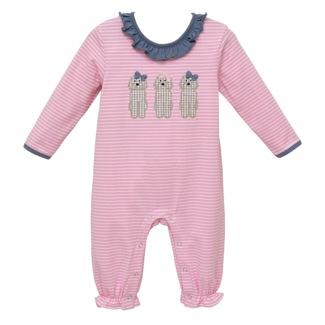 Trotter Street Kids Dog Ruffle Romper TSK-02157 5207